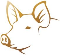 brown pig drawing