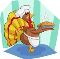 graphic image of a turkey cook