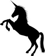 Black Unicorn silhouette