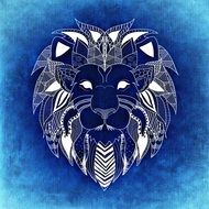 Lion head as an illustration