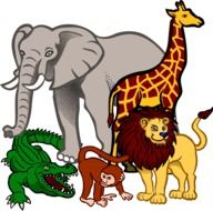 African animals clipart