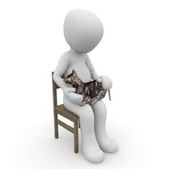 Love for animals clipart