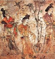 Chinese Mural drawing