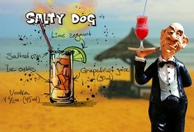 recipe of salty dog cocktail