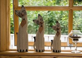 Cat Deco Figures