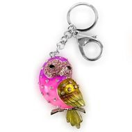 Key ring with the colorful owl