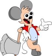 anthropomorphized mouse