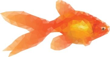 computer image of goldfish