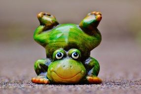 figure of a funny frog