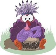 graphic image of funny turkey