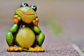 figure of a cute frog