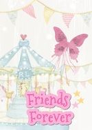 Friends Forever Card drawing