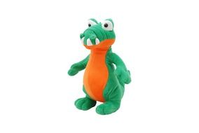 funny green crocodile toy