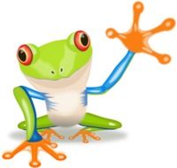 clipart of the the frog