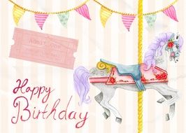Happy Birthday Card Greeting