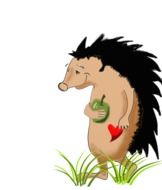 Hedgehog Comic cartoon drawing