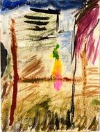 abstract Bird, Painting