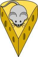 clipart of the Cheese and mouse