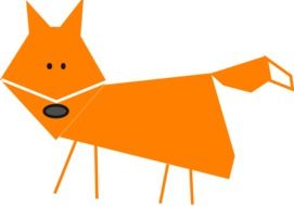 Cute fox clipart