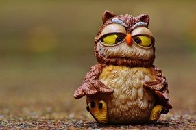 ceramic brown owl