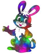 rainbow rabbit