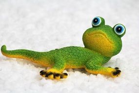 rubber green lizard