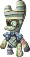 painted rag doll