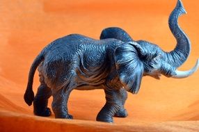 Beautiful figure of the wild elephant