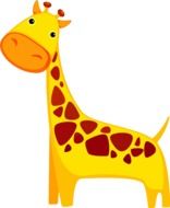 giraffe from an animated cartoon