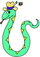 Cobra Snake funny drawing
