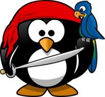 Penguin Pirate Tux Animal