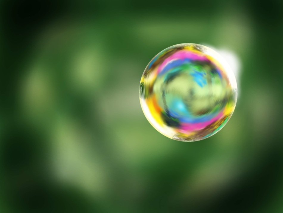multicolor soap bubble