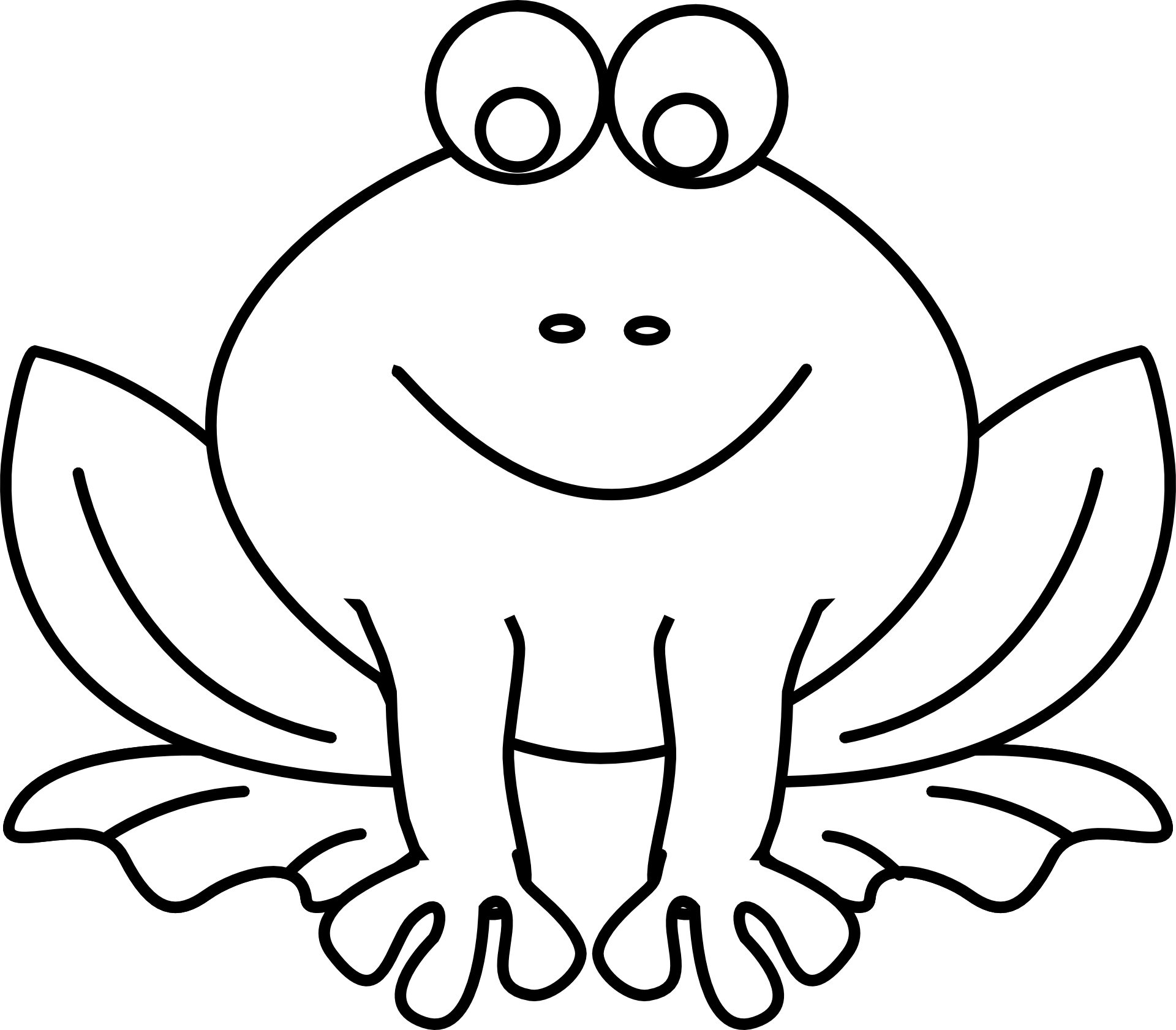 Amphibian Frog drawing free image download