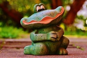 garden figure of a frog