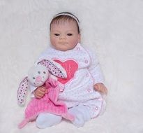 baby doll with bunny