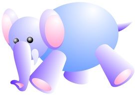 elephant drawing in computer graphics