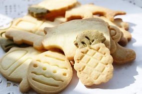 crackers in the form of animals for gourmets