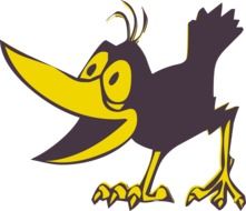 clipart of the crow