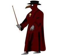 Doctor Middle Ages drawing