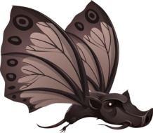 Fantasy Animal Butterfly drawing