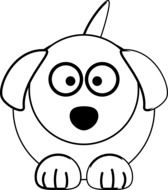 clipart,dog pattern