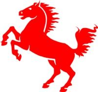 red Horse drawing