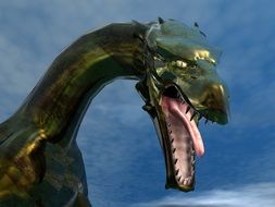 Dragon Head Animal drawing