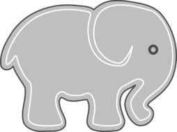 Elephant Gray drawing