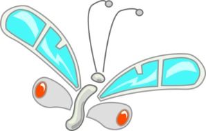 Butterfly funny drawing