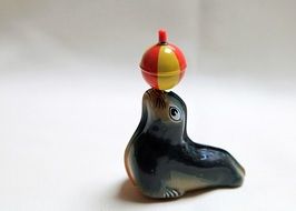 figures, toys, sea seal