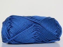 ball of blue yarn