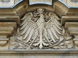 Relief with the bird of prey, germany