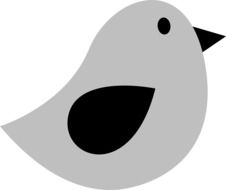 icon "Tweeter" in the form of a grey bird