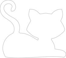 small Cat Animal drawing